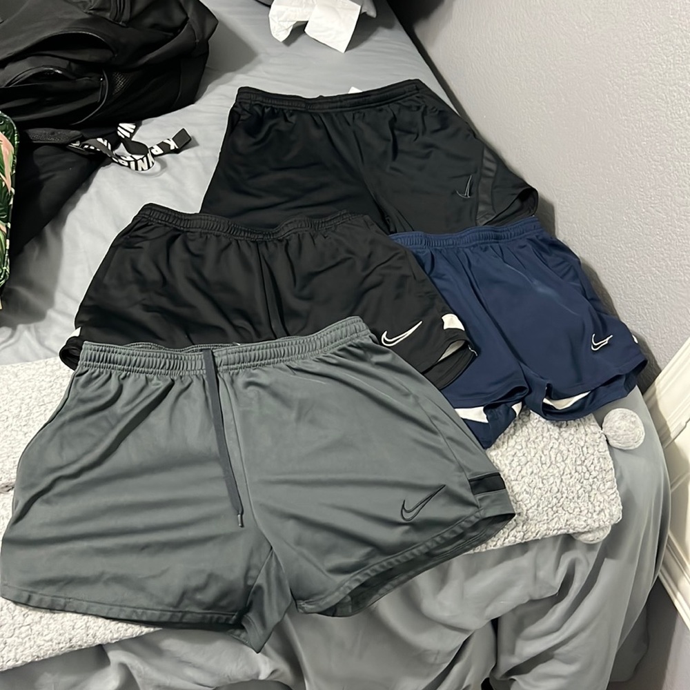 bundle of Nike soccer shorts